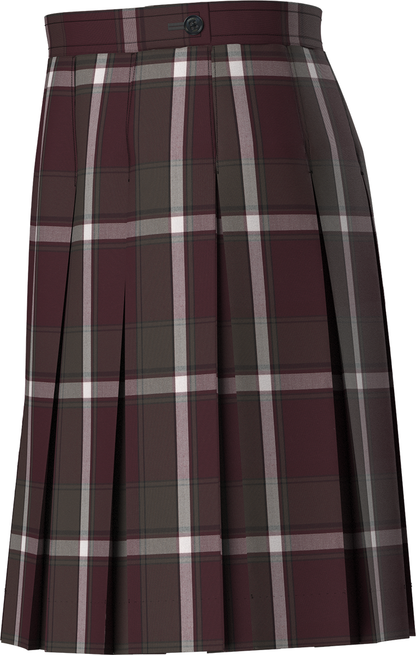 Stitched-Down Box Pleat Skirt