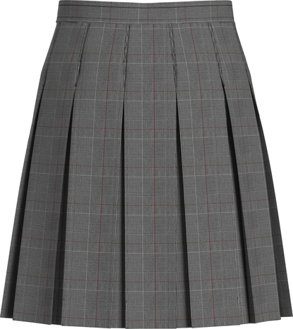 Stitched-Down Box Pleat Skirt