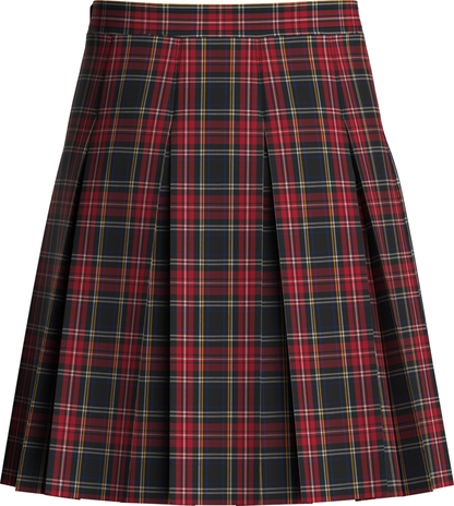 Stitched-Down Box Pleat Skirt