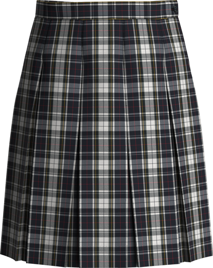 Stitched-Down Box Pleat Skirt