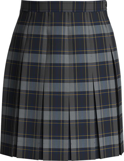 Stitched-Down Box Pleat Skirt