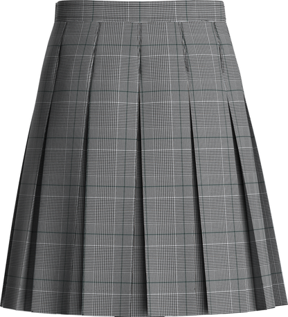 Stitched-Down Box Pleat Skirt