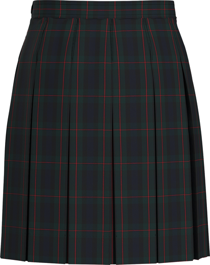 Stitched-Down Box Pleat Skirt