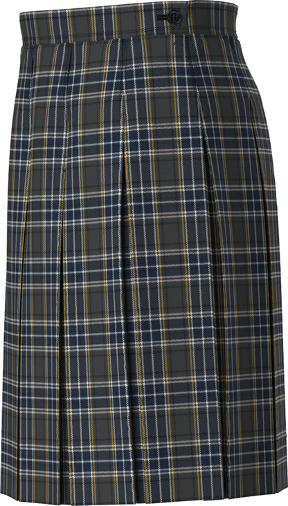 Stitched-Down Box Pleat Skirt