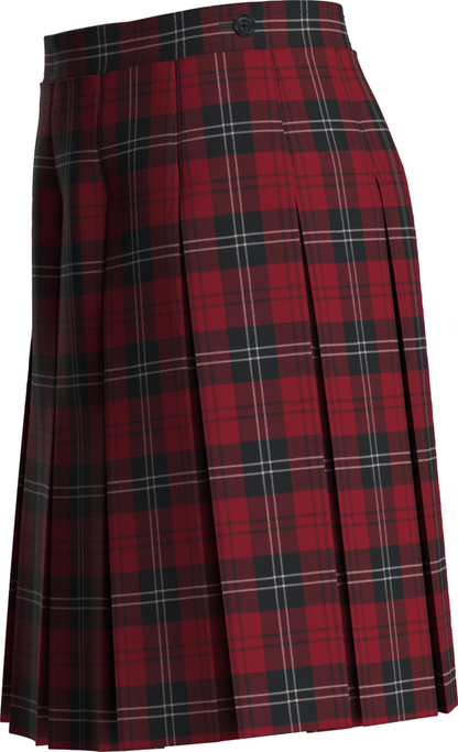 Stitched-Down Box Pleat Skirt