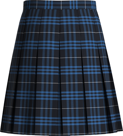 Stitched-Down Box Pleat Skirt