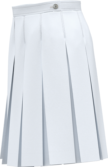 Stitched-Down Box Pleat Skirt