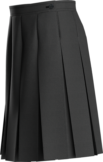 Stitched-Down Box Pleat Skirt