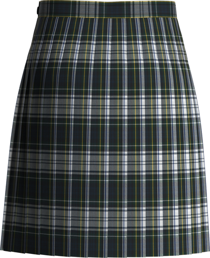 Stitched-Down Knife Pleat Skirt