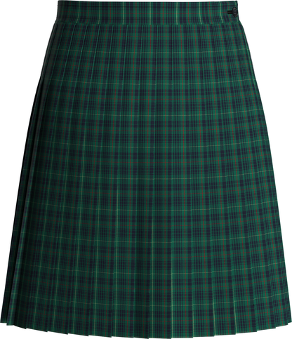 Stitched-Down Knife Pleat Skirt