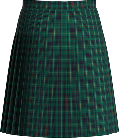 Stitched-Down Knife Pleat Skirt