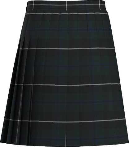 Stitched-Down Knife Pleat Skirt