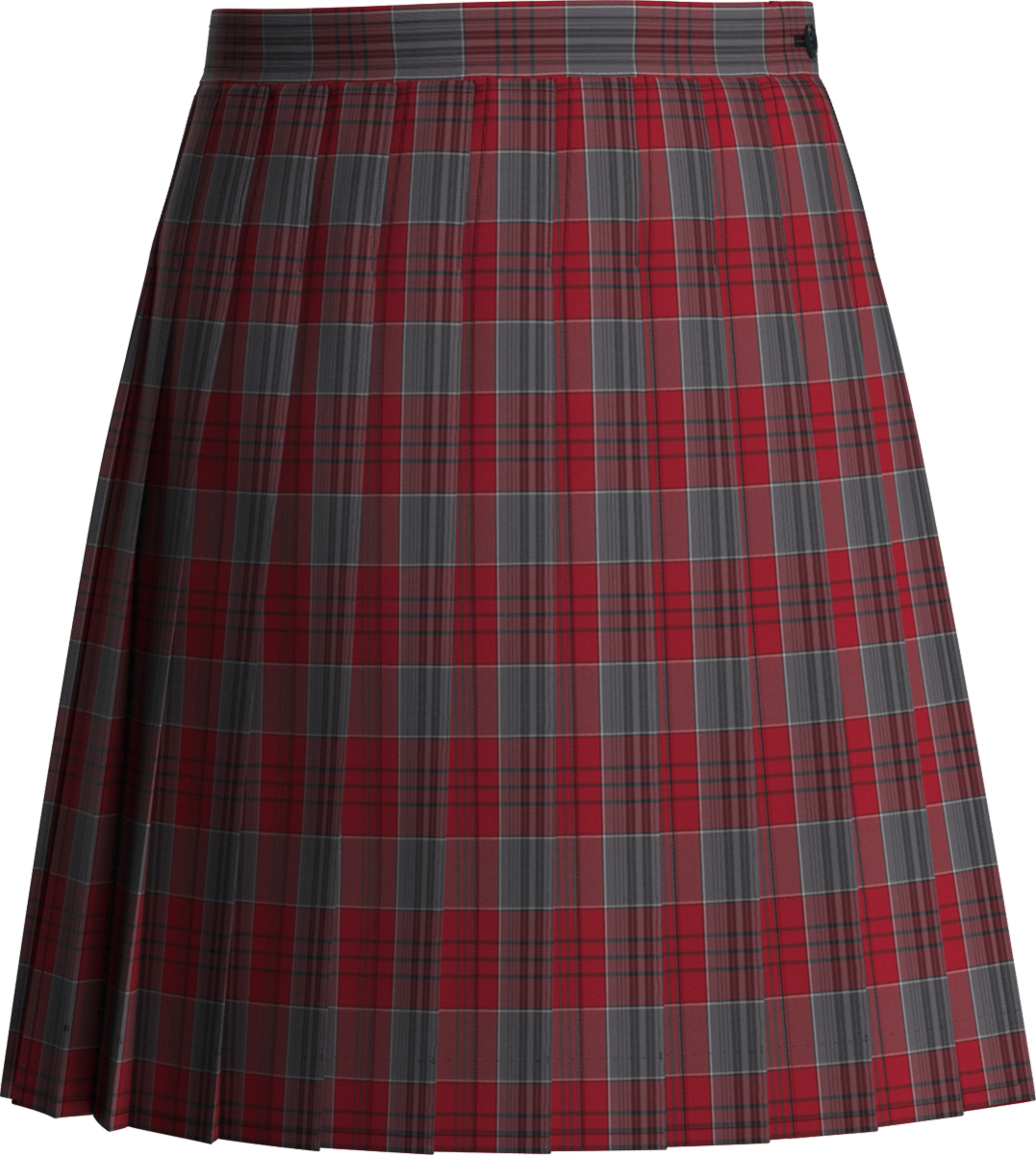 Stitched-Down Knife Pleat Skirt