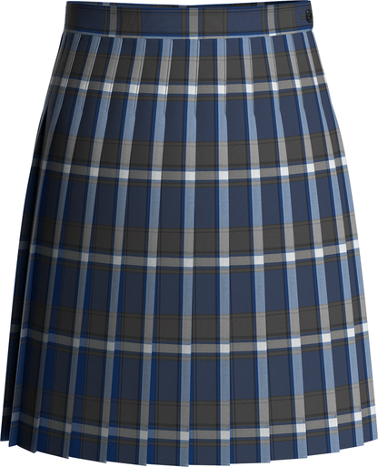 Stitched-Down Knife Pleat Skirt