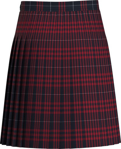 Stitched-Down Knife Pleat Skirt