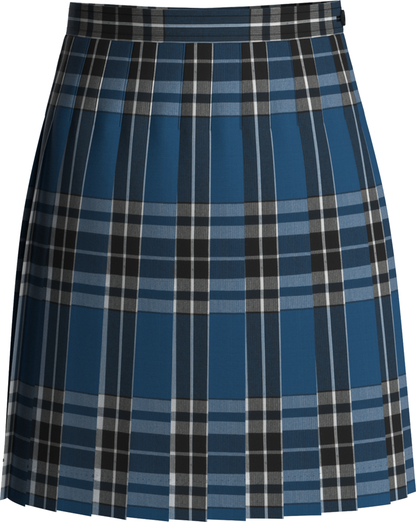 Stitched-Down Knife Pleat Skirt