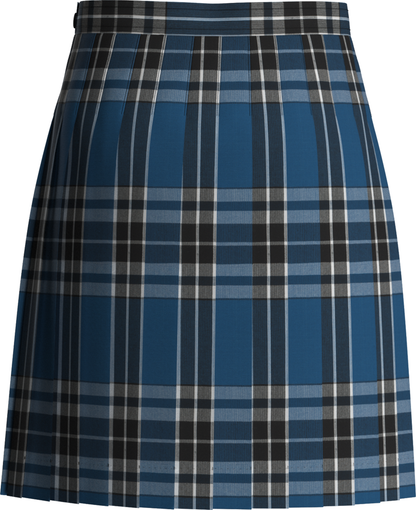 Stitched-Down Knife Pleat Skirt