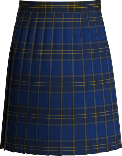 Stitched-Down Knife Pleat Skirt