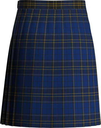 Stitched-Down Knife Pleat Skirt