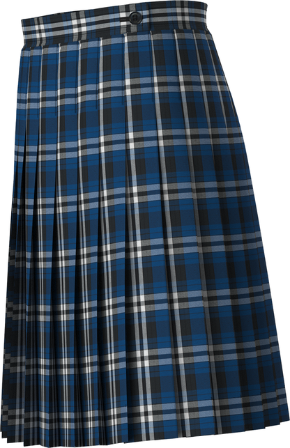 Stitched-Down Knife Pleat Skirt