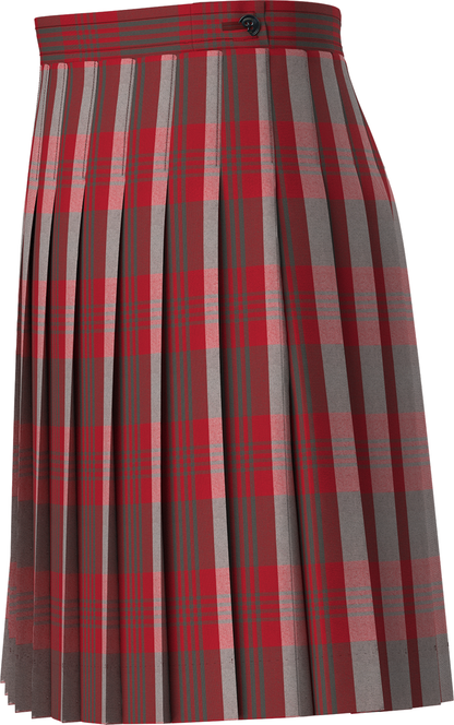 Stitched-Down Knife Pleat Skirt