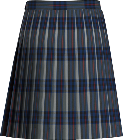 Stitched-Down Knife Pleat Skirt