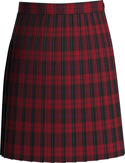 Stitched-Down Knife Pleat Skirt