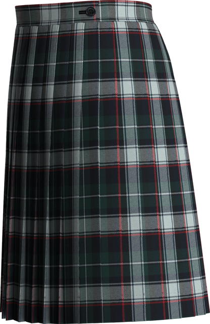 Stitched-Down Knife Pleat Skirt