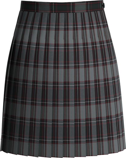 Stitched-Down Knife Pleat Skirt