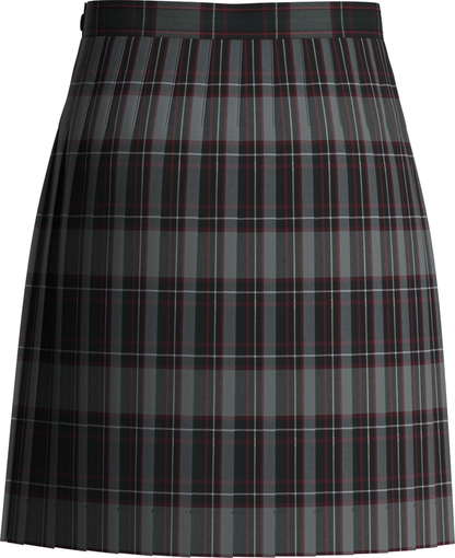 Stitched-Down Knife Pleat Skirt