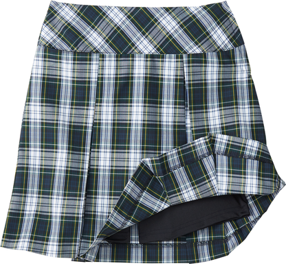 Drop Yoke Kick Pleat Skort