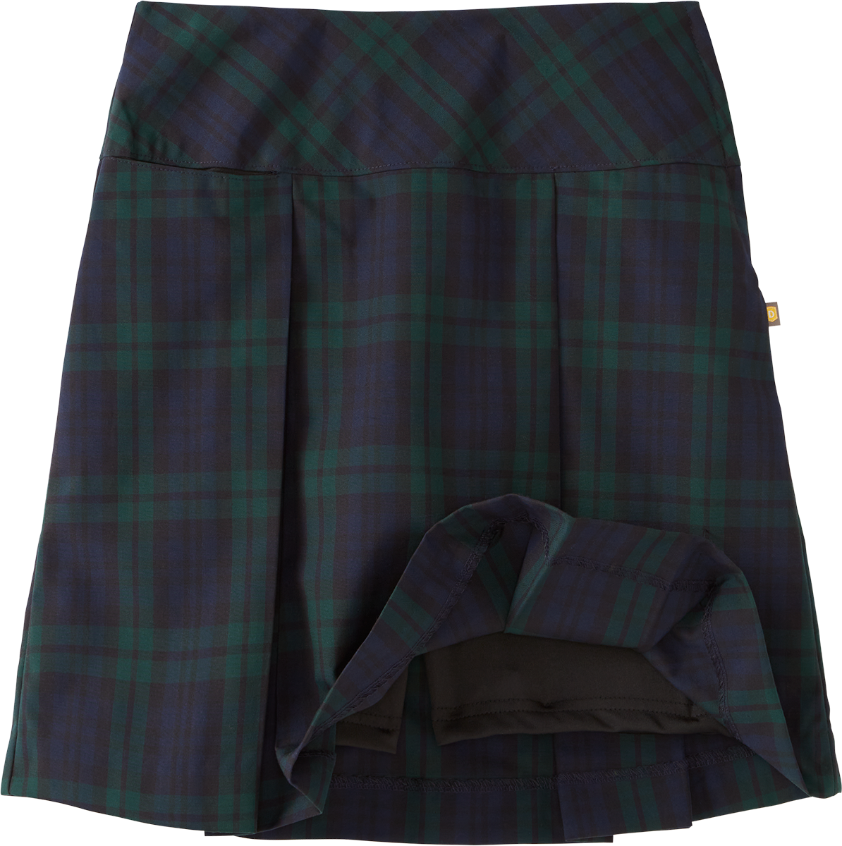 Drop Yoke Kick Pleat Skort