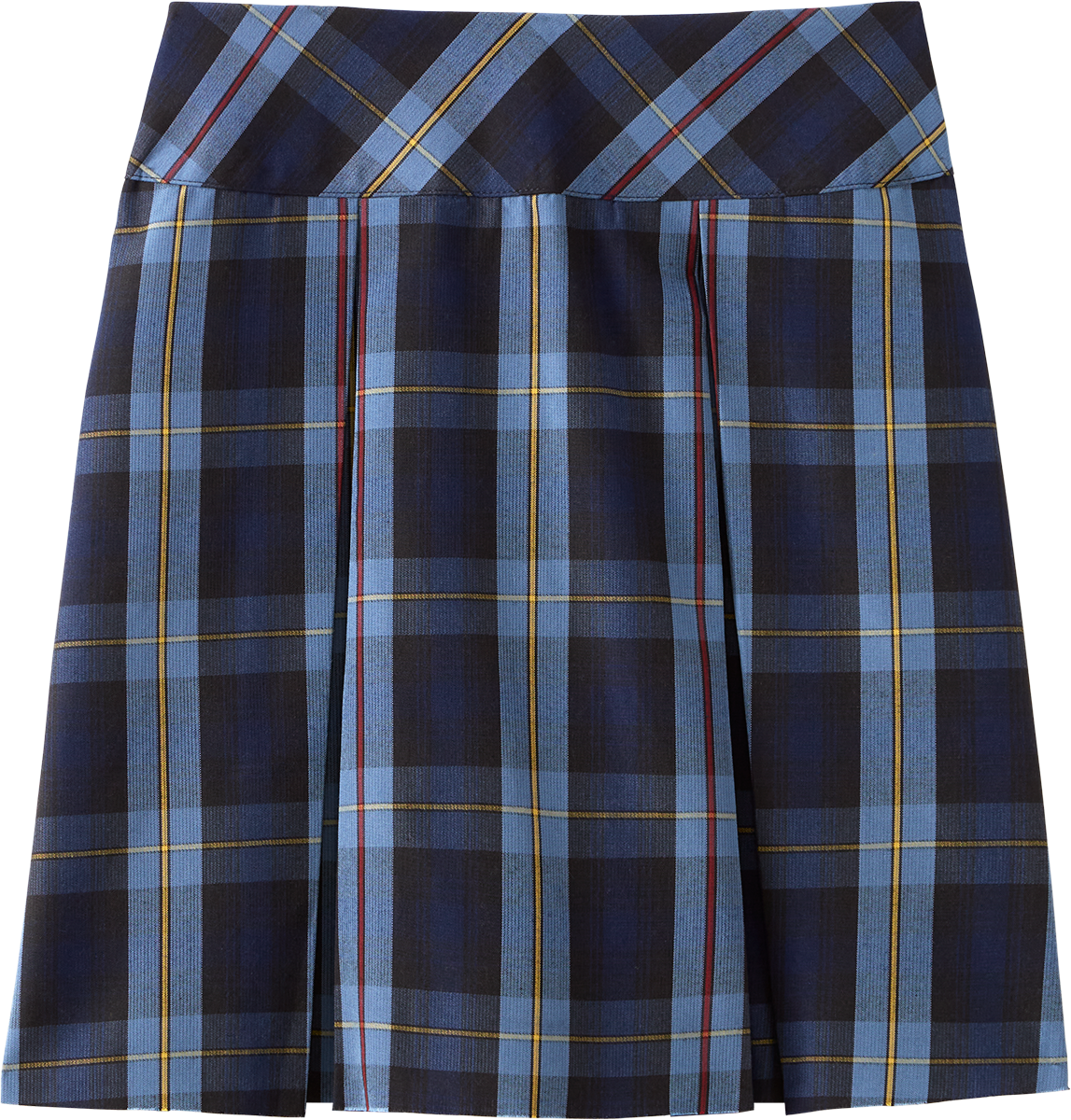 Drop Yoke Kick Pleat Skort