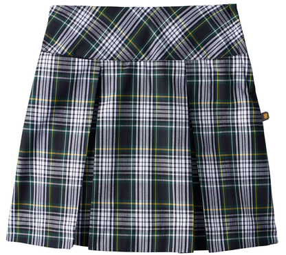 Drop Yoke Kick Pleat Skort