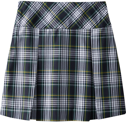 Drop Yoke Kick Pleat Skort