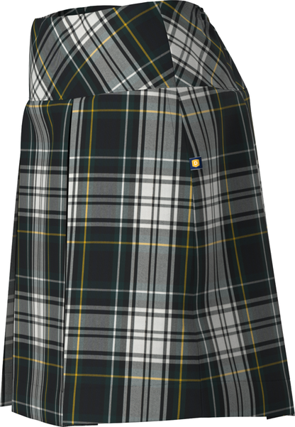 Drop Yoke Kick Pleat Skort