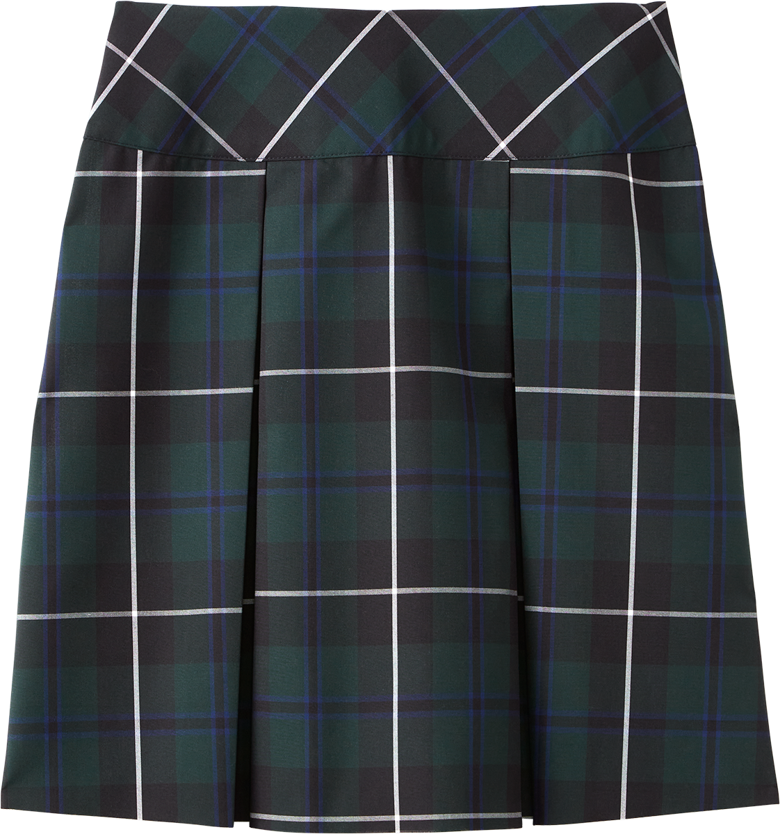 Drop Yoke Kick Pleat Skort