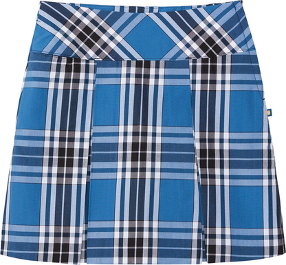 Drop Yoke Kick Pleat Skort