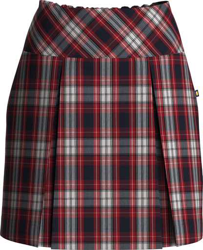 Drop Yoke Kick Pleat Skort