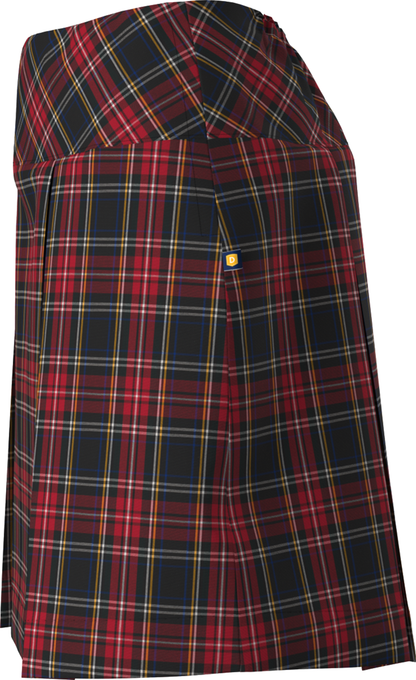 Drop Yoke Kick Pleat Skort