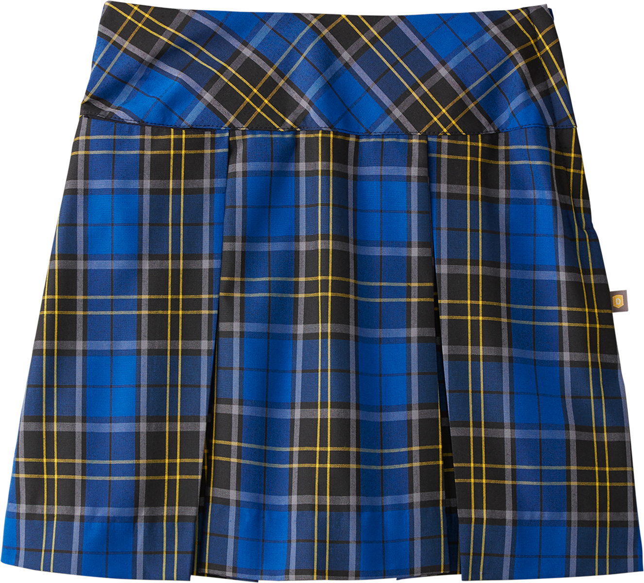 Drop Yoke Kick Pleat Skort