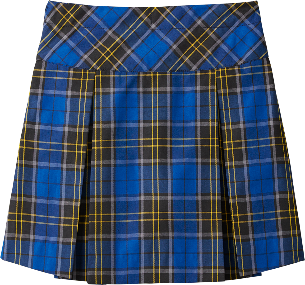 Drop Yoke Kick Pleat Skort