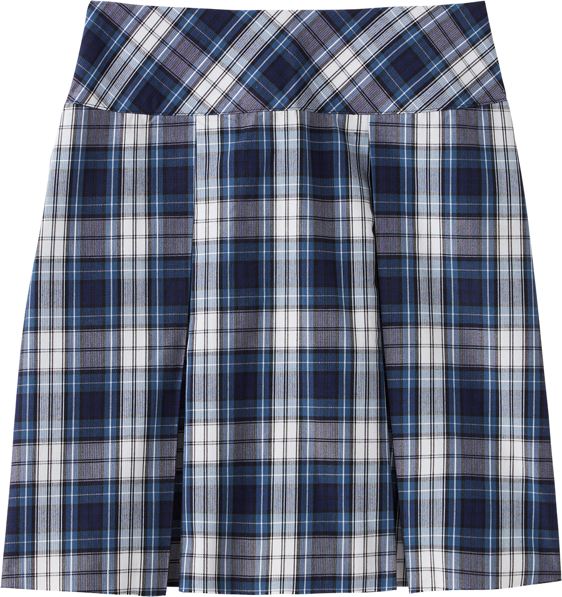 Drop Yoke Kick Pleat Skort