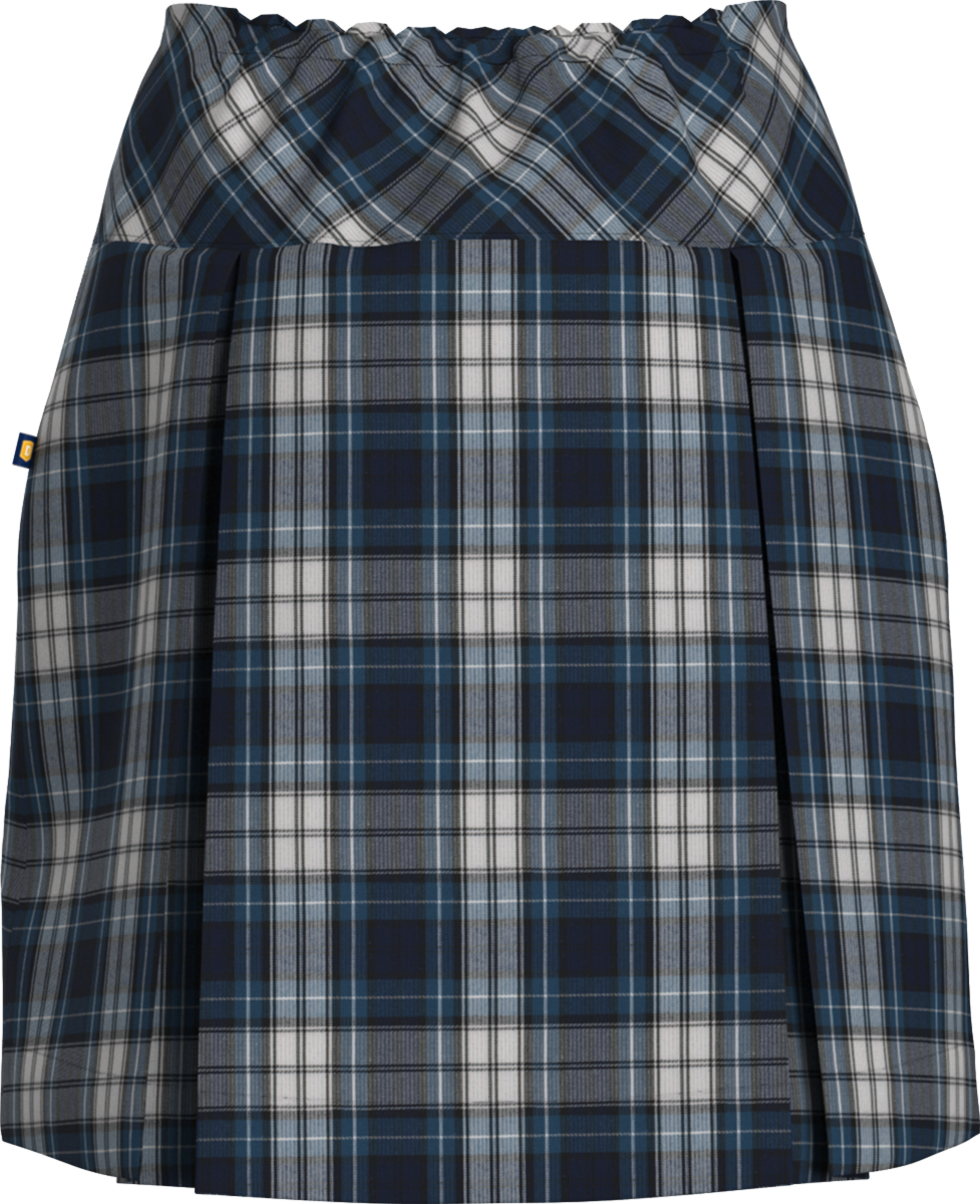 Drop Yoke Kick Pleat Skort