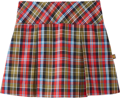 Drop Yoke Kick Pleat Skort