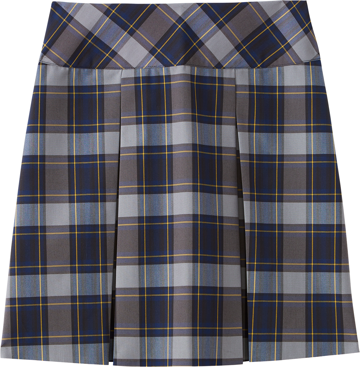 Drop Yoke Kick Pleat Skort