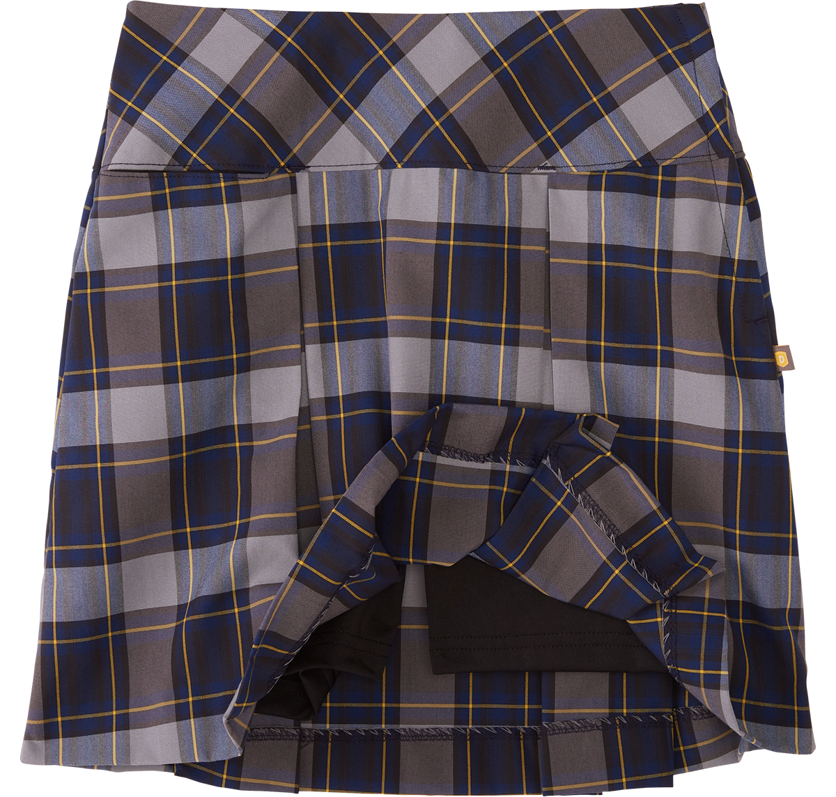 Drop Yoke Kick Pleat Skort