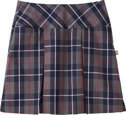 Drop Yoke Kick Pleat Skort