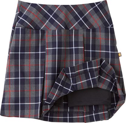 Drop Yoke Kick Pleat Skort