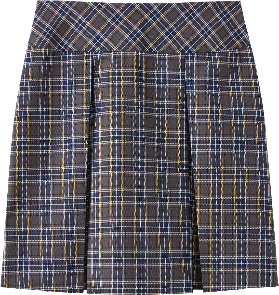 Drop Yoke Kick Pleat Skort